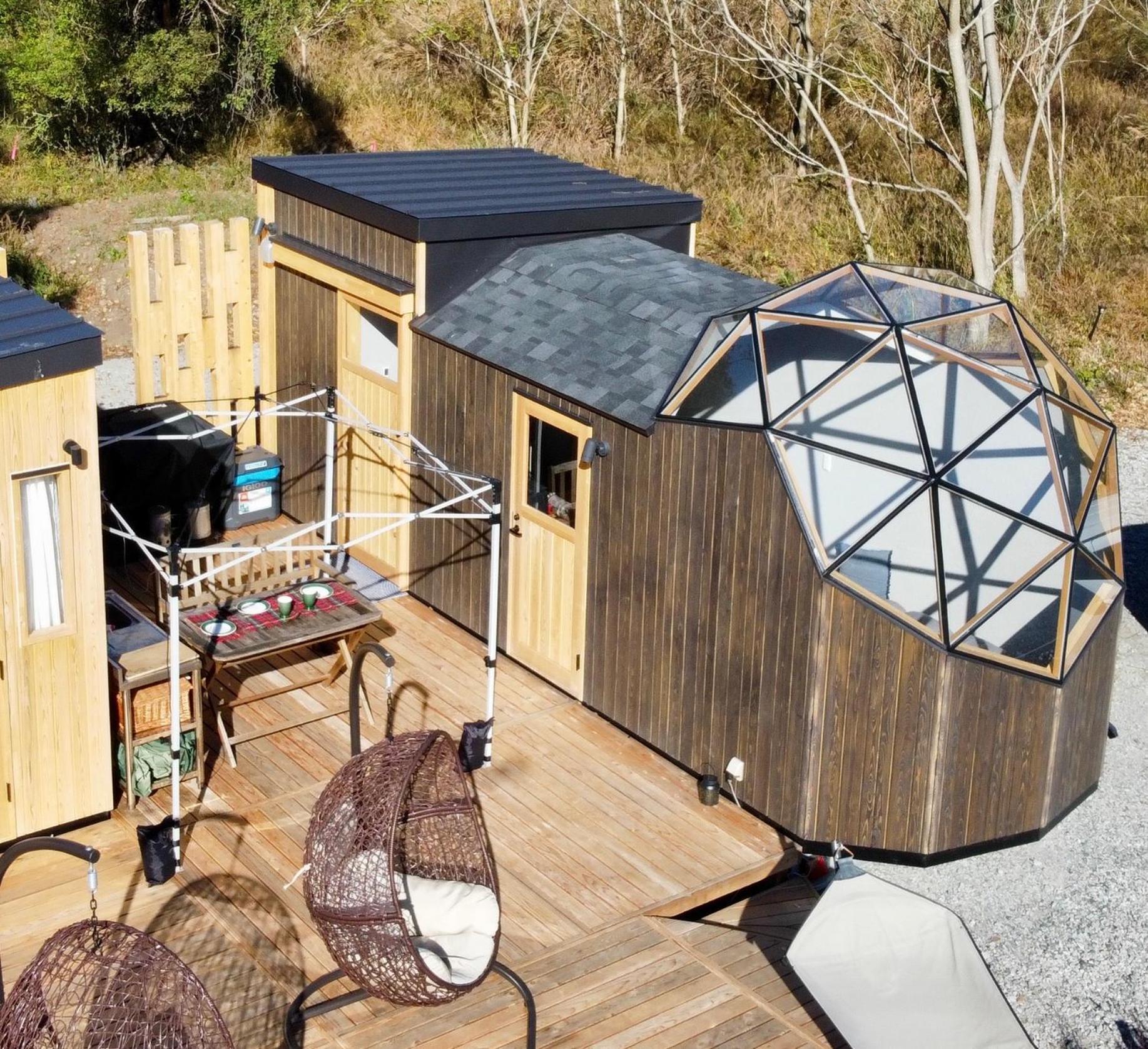 Fuji Dome Glamping Hotel Fujikawaguchiko Buitenkant foto