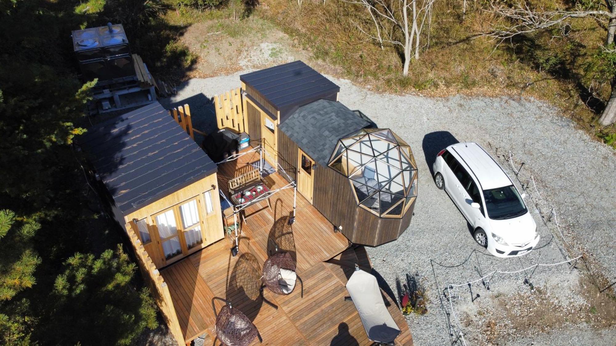 Fuji Dome Glamping Hotel Fujikawaguchiko Buitenkant foto