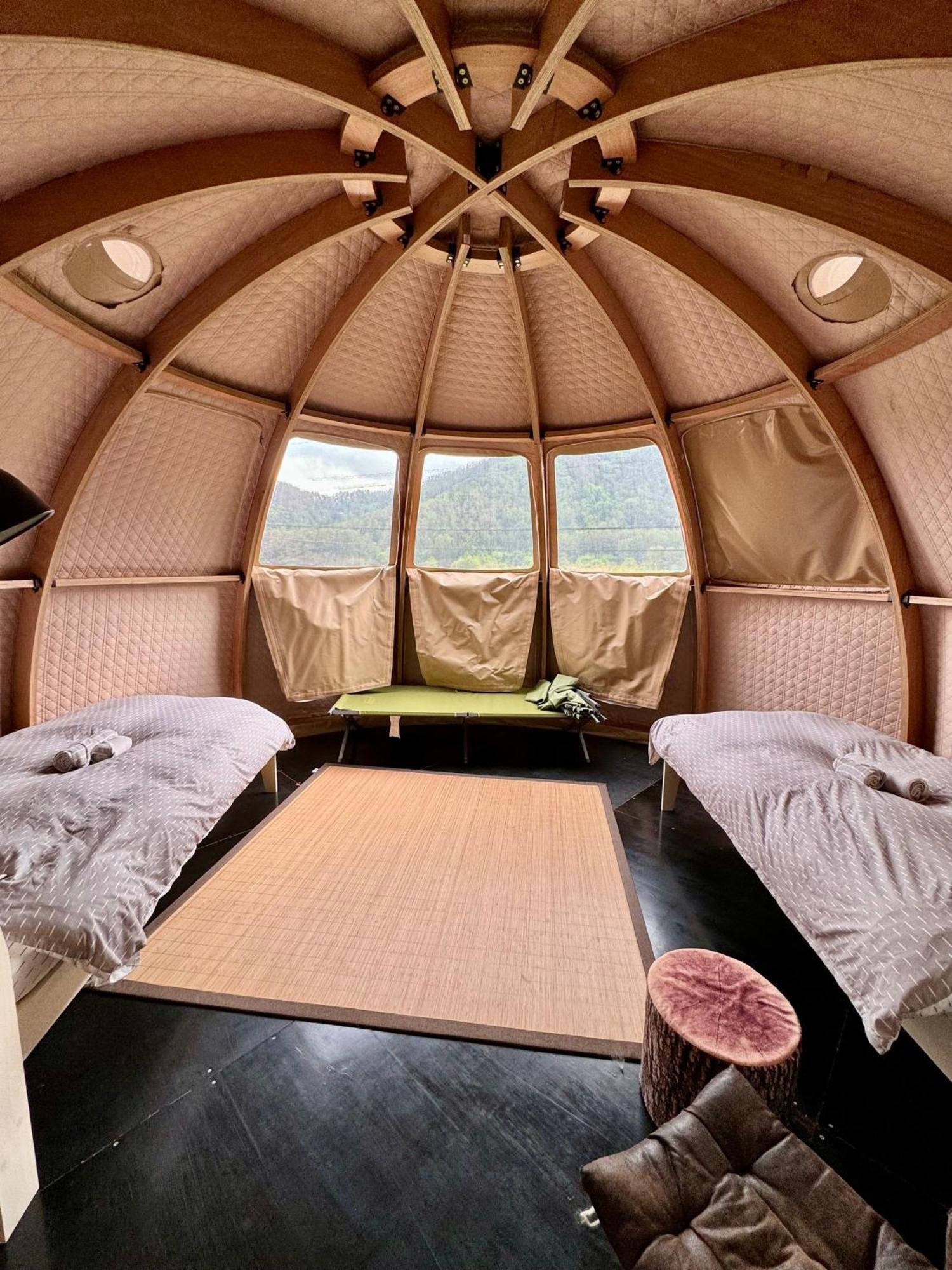 Fuji Dome Glamping Hotel Fujikawaguchiko Buitenkant foto