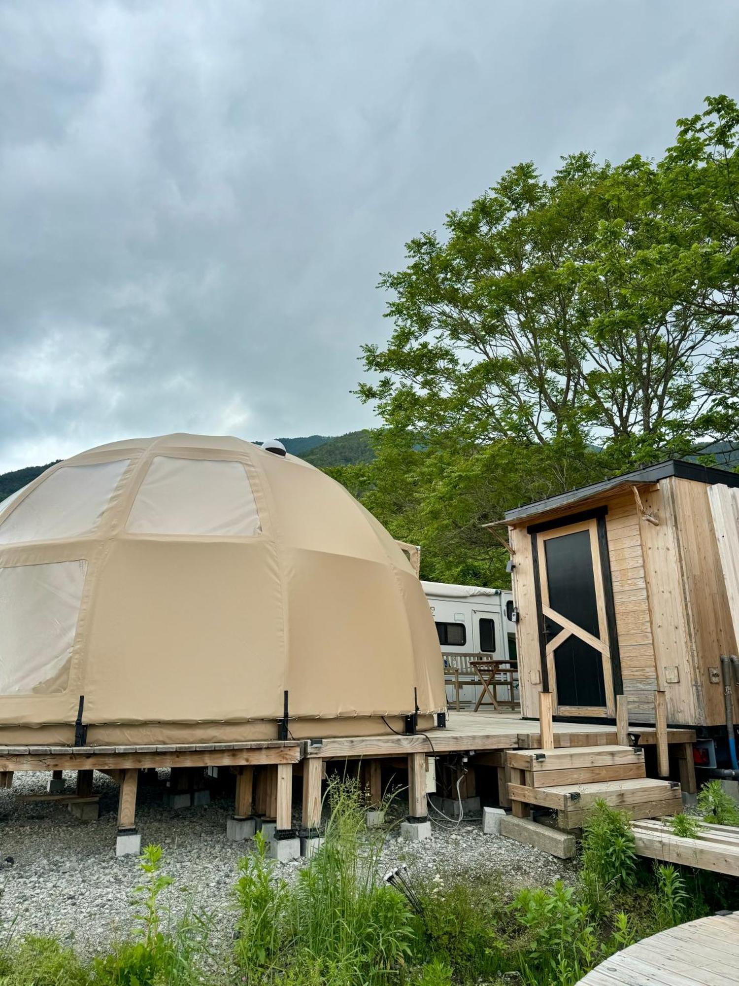 Fuji Dome Glamping Hotel Fujikawaguchiko Buitenkant foto