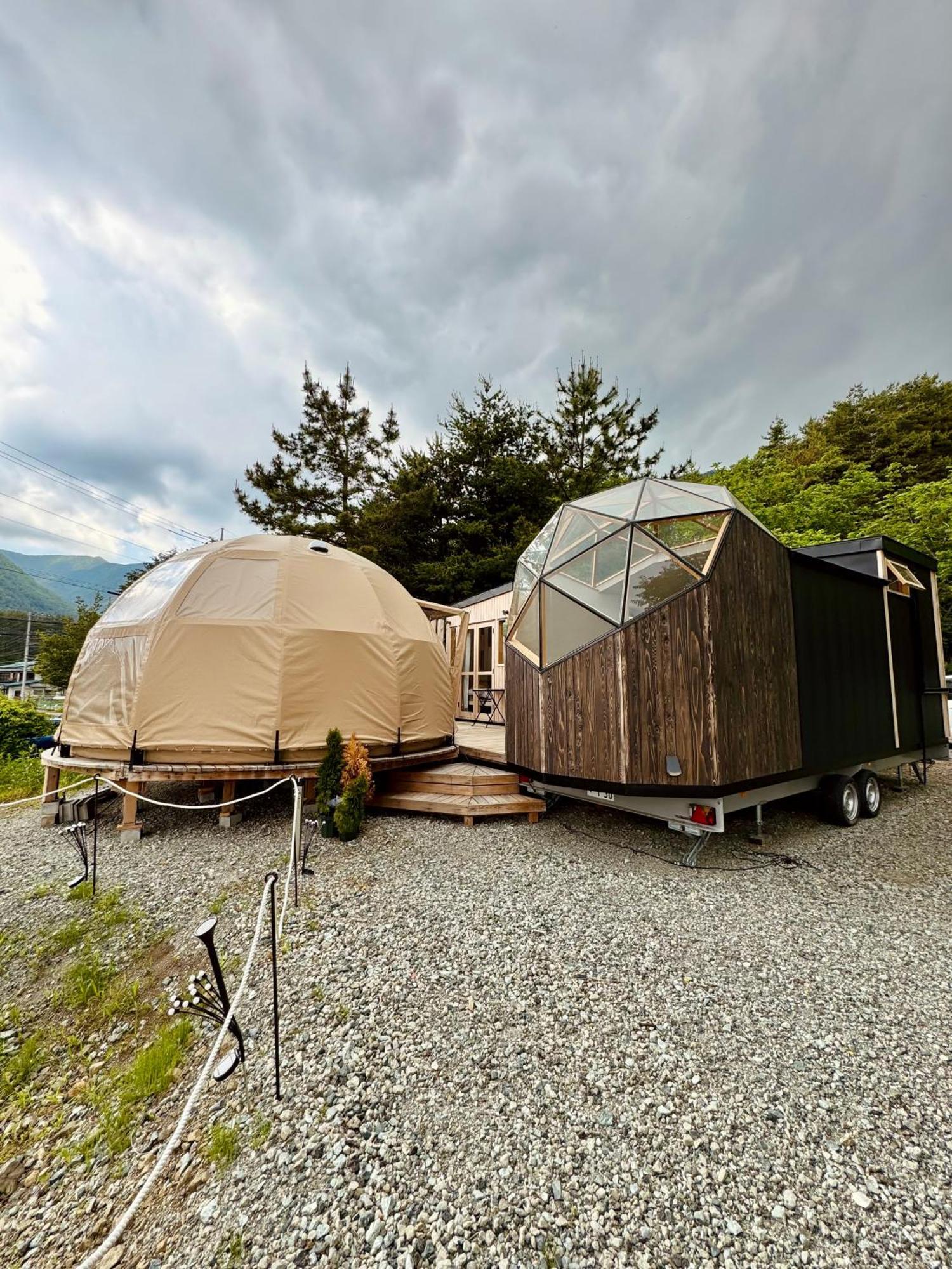 Fuji Dome Glamping Hotel Fujikawaguchiko Buitenkant foto